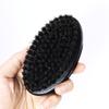 Cepillo de madera maciza de uso diario transfronterizo con melena de cerdo, peine para modelar con aceite, cepillo para limpiar barba, cepillo para barrer cabello roto, cepillo de peluquería