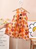 Vestido de Tirantes con Estampado Tridimensional 3D para Niña Verano Delgado Sin Mangas Chalecos Vestido Bebé Floral Largo