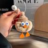 Imitación Piel de Conejo Rex Pato Llavero Colgante para Coche Lindo Ladrillitos Muñeco de Peluche Muñeca Colgante para Mochila Escolar