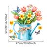 Transfronterizo Caliente Flor de Girasol Mariposa Verano Fantasía Cuento de Hadas Casa Casa de Niños Pegatina de PVC Impermeable Pegatina para Ventana