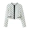 Comercio Exterior 2026 Verano Nuevo Estilo Europeo y Americano Moda Femenina Casual Blazer Corto de Lunares 2798238070