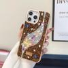 Funda de lujo colorida con diamantes de mariposa y pedrería de color contrastante adecuada para iPhone1615promax Funda protectora