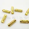 Tubo Redondo de Flor de Cobre Hueco Recto Tubo para Joyería DIY Pulsera Accesorios Tubo de Flor