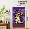 Placa de arranhar para gatos montada na parede, durável e que não solta pelo, adesivo de parede vertical autoadesivo para gatos arranharem, protege sofás de arranhões