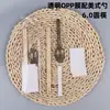 American Spoon Palillos Desechables Paquete de Comida de Cuatro Piezas Paquete para Llevar Bibimbap Más Cuchara Dura Servilleta Palillo Cuatro en Uno