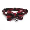 Collar Navideño a Cuadros con Lazo para Mascota, Copo de Nieve Navideño, Campana para Perro Gato, Hebilla de Seguridad, Amazon Transfronterizo