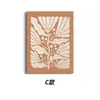 Pintura Decorativa de Plantas y Flores Estilo Morandi Retro Transfronteriza Hotel Dormitorio Habitación Estilo Bohemio Pintura Colgante de Gama Alta