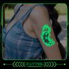 Pegatina de Tatuaje Luminoso Symphony Galaxy para Brazo Infantil Impermeable Larga Duración Seguridad Dibujos Animados Dopamina Personalidad Dulce y Genial