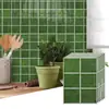 Adesivos de Parede Autoadesivos Mosaico de Azulejo Imitação Transfronteiriço Adesivos de Parede à Prova de Óleo para Cozinha Renovação de Parede de Sala de Estar Quarto Adesivos Decorativos