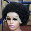 Peluca Afro Afro de Cabello Real, Peluca con Malla 13x4, Pelucas Afro Pequeñas Rizadas Estilo Pixie Rizado