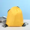 Logo Colorido Impresso Digitalmente Tecido de Poliéster Bolso com Cordão Mochila de Tecido Oxford Bolsa Impermeável para Eventos Bolsa de Armazenamento Personalização