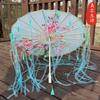 Novo Estilo Chinês Guarda-chuva de Seda Antigo Borla Fita Dinastia Han Sessão de Fotos Acessórios de Guarda-chuva de Papel de Óleo Feminino Clássico Qipao Guarda-chuva para Fotografia