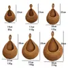 Cesta colgante de estilo bohemio personalizada, Red de almacenamiento tejida a mano con forma de nido de pájaro, Artefacto transpirable con forma de gota de agua para almacenamiento de frutas y verduras