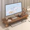 Suporte de altura ajustável para computador, suporte elevatório para tela de monitor, suporte de pescoço de ganso, base de extensão para mesa de estação de trabalho de escritório