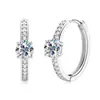 Pendientes de Plata de Ley S925 [Liquidación y Envío Gratis] Pendientes de Zirconia de Lujo Transfronterizos Europeos y Americanos para Mujer, Estilo Popular de Moda Ins
