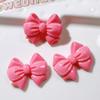 Acessórios de resina atacado acessórios diy material artesanal sapato fivela chapéu remendo creme cola linha arco cor sólida