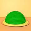 Bola de tato equipamento de treinamento sensorial infantil bola de fitness bola de ioga em casa bola semicircular tapete de massagem treinamento de equilíbrio