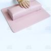 Almofada de Mão para Nail Art Transfronteiriça Conjunto de Almofadas de Mão Óleo para Unhas de Fototerapia Cola Couro PU Retangular Padrão Lichia Lavável Ferramenta Almofada