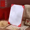Cubierta de Certificado de Honor de Mesa de una Sola Página A4 Perlada, Carta de Nombramiento, Carta de Autorización, Regalo de Graduación, Páginas Interiores y Marco Exterior
