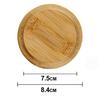 Tapa de Taza de Madera Personalizada Tapa Digital Mate para Taza Tapa de Bambú para Taza Taza de Agua Creativa para el Hogar Tapa de Vidrio para Taza