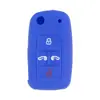 Para Volkswagen Sharan Multivan T5 dobrável 4 peças de silicone conjunto de chaves kellowe capa de chave Conjunto de chaves