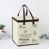 Bolsa Térmica Personalizada Portátil de Grande Capacidade Dobrável Bolsa de Gelo para Frutos do Mar Bolsa Refrigerada Bolsa de Folha de Alumínio Mochila Espessa Caixa Térmica