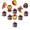 Monopólio Transfronteiriço Desenho Animado Animação Mão Tour Desenho Animado Imagem Decoração de Bolo de Aniversário Cartão Cartão de Bolo Sinal de Fruta Atacado