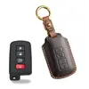 Nova Capa de Chave Retrô Adequada para Carros Antigos da Toyota, Bolsa de Proteção de Chave Fivela Feita à Mão em Couro Bovino Genuíno