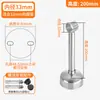 Acero Inoxidable Antiséptico Madera Uva Marco Columna Pie Cubierta Columna Ángulo Cuadrado Hierro Código Base