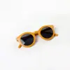 Gafas de Sol Redondas Pequeñas de Silicona Estilo Coreano para Bebé Gafas Anti-UV UV400 Moda para Bebé Gafas de Sol Polarizadas