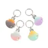 Venta Directa de Fábrica Llavero de Concha Degradada Colgante Creativo Luminoso Estilo Océano Encanto para Bolso de Niña Estilo Pareja