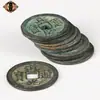 Monedas de los Cinco Emperadores Antiguas de Latón Completo Hongda Dinastía Qing Qianlong Kangxi Yongzheng Colgante de Joyería de Monedas de los Cinco Emperadores