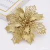 Transfronteiriço Novo 16cm Plástico Enfeites de Festa Flores Decorativas Transfronteiriças Enfeites Pendurados de Natal Decoração de Guirlanda DIY Natal