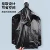 Chaleco estilo bolsa de basura negra mediano y grande grueso extra grueso grande portátil para el hogar cocina bolsa de basura de plástico al por mayor
