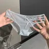 Kyoto Tea Chica Delicada~Bragas Sexys de Encaje para Mujer Puro Deseo Lazo Simple Tirantes Finos Huecos Braguitas Triángulo Juveniles