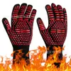 Guantes de Silicona de Doble Capa Resistentes a Altas Temperaturas (500-800 Grados) para Barbacoa, Guantes Aislantes del Calor para Horno de Aramida Retardantes de Llama