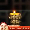 Lámpara de mantequilla de loto, lámpara de hogar, portalámparas Everbright, suministros de Buda para candelabro de aleación, lámpara de Buda