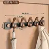 Colgador para puerta, perchero sin taladro, colgador de ropa montado en la puerta del dormitorio, estante de almacenamiento para ropa y bolsos para colgar en la puerta