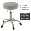 Taburete de Belleza Asiento Especial para Salón de Belleza Elevador Giratorio Polea Taburete Redondo Peluquería Uñas Maquillaje Hogar Silla con Respaldo