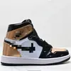 Putian Transfronterizo AJ1 Clásico de Caña Alta Versátil Casual Zapatos de Baloncesto de Combate Real 1 Zapatos Deportivos Zapatos de Hombre Zapatos de Mujer Zapatos de Pareja
