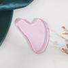 Tabletas raspadoras de jade natural con forma de corazón Fuente transfronteriza Tabletas de masaje de jade esmerilado para raspado de canales faciales y oculares