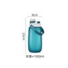 Botella de Agua Deportiva de Plástico de Verano de Gran Capacidad para Actividades al Aire Libre y Deportes de Interior 1000ml Vaso Deportivo Portátil