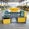 Trituradora de doble eje residuos de madera plantilla de construcción bloque de madera grandes residuos industriales residuos sólidos residuos peligrosos