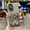 Funda para teléfono Huawei Enjoy Z con purpurina y diseño de oso violento y arena movediza. Funda protectora de goma suave anticaídas para Honor X40.
