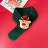 Comércio Exterior Transfronteiriço Gato de Estimação Cachecol de Lã de Natal Desenho Animado de Cachorro Fofo Cachecol Cruzado Tricotado Decoração