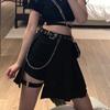 Falda de Chica Hot Falda Ropa de Trabajo Estilo bf Femenino Hip-hop Calle Hermana Chica Cool Atrevida Ropa Deseo Puro Traje Top