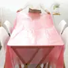 Venta Flash: Manteles desechables, cubiertas de mesa rojas de plástico, manteles de película de PE, manteles para bodas y banquetes, 10 piezas por paquete