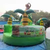 Castillo Inflable Grande para Exteriores para Niños, Instalación de Juego Interactivo para Padres e Hijos, Base Engrosada de PVC Antideslizante