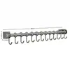 Estante de Almacenamiento para Cocina, Ganchos para Cocina, Barra con Ganchos Móviles, Barra Colgante sin Taladro, Soporte para Espátulas y Cucharas, Almacenamiento Montado en Pared