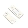 Sin perforaciones invisible puerta de gabinete succión magnética puerta corrediza delgada puerta de armario succión de puerta Gabinete magnético fuerte doble imán perlas de contacto magnético en miniatura
